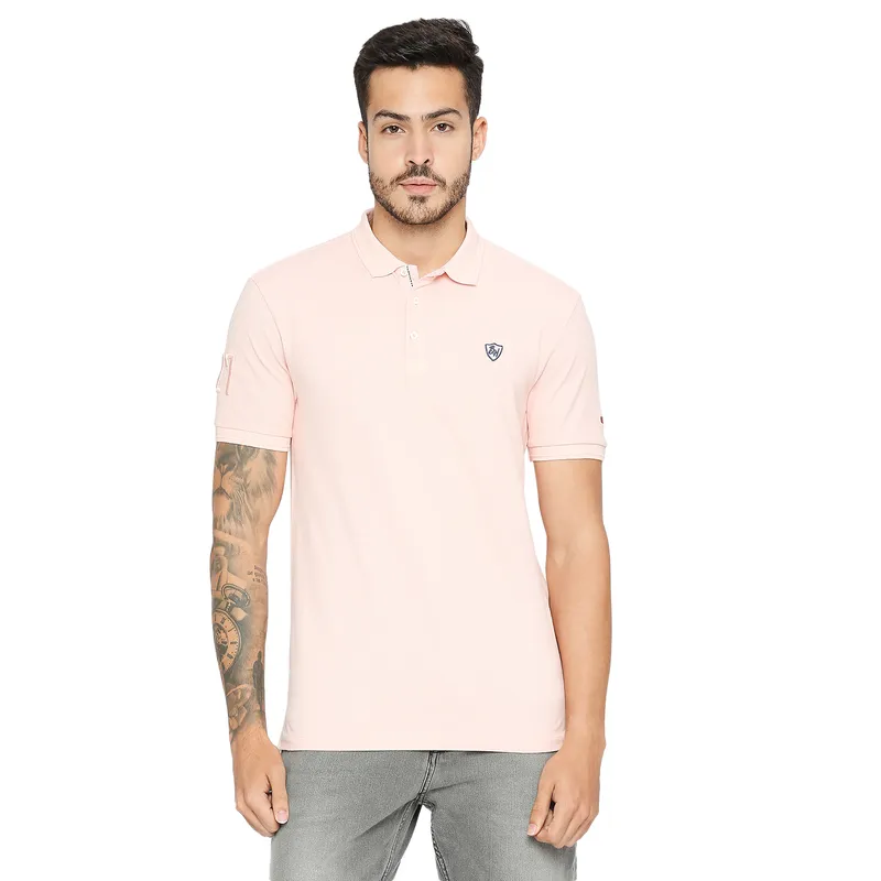 Blue Regular Fit Men's Polo T-Shirt by Being Human Clothing main image 0